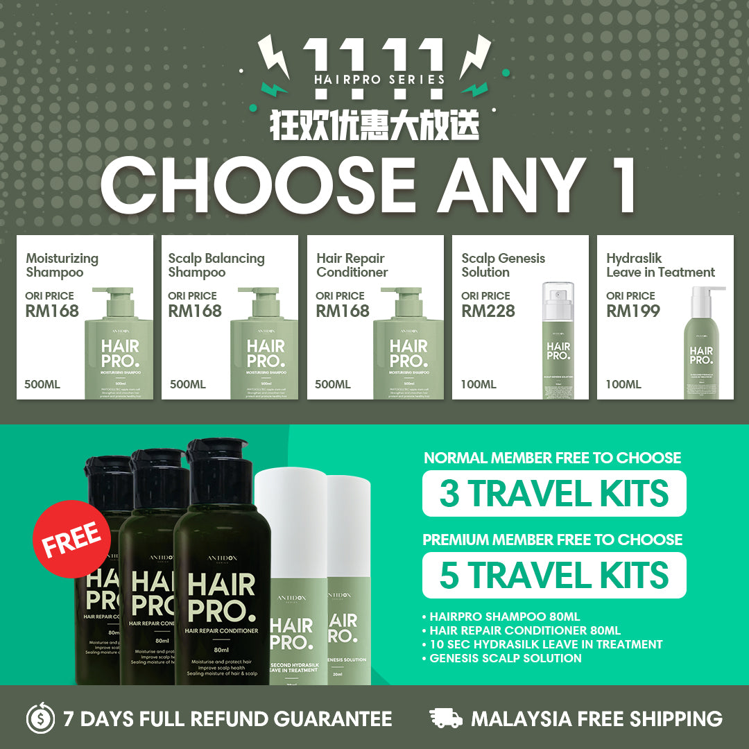 11.11 HAIRPRO PROMOTION (1 FREE 3 )