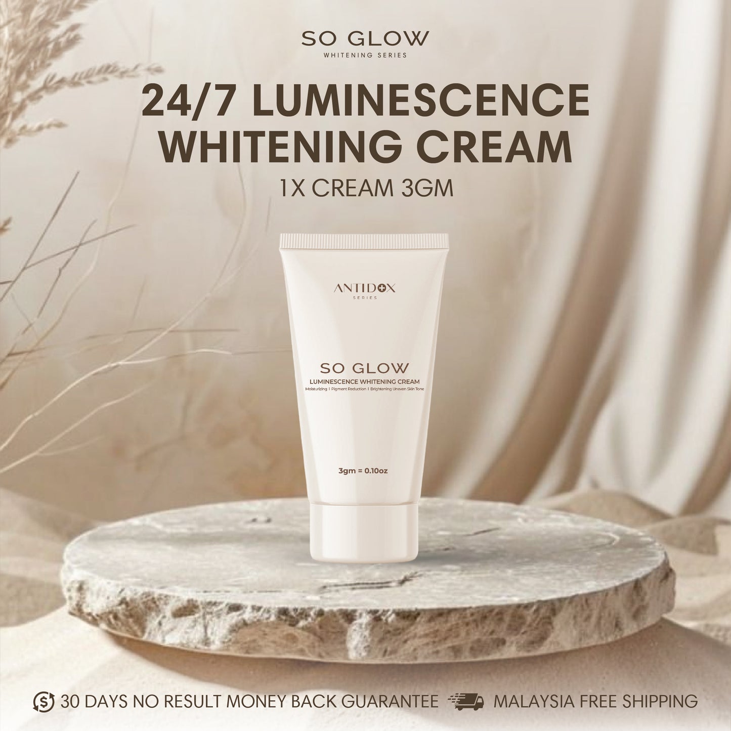 SOGLOW 24/7 LUMINESENCE WHITENING CREAM