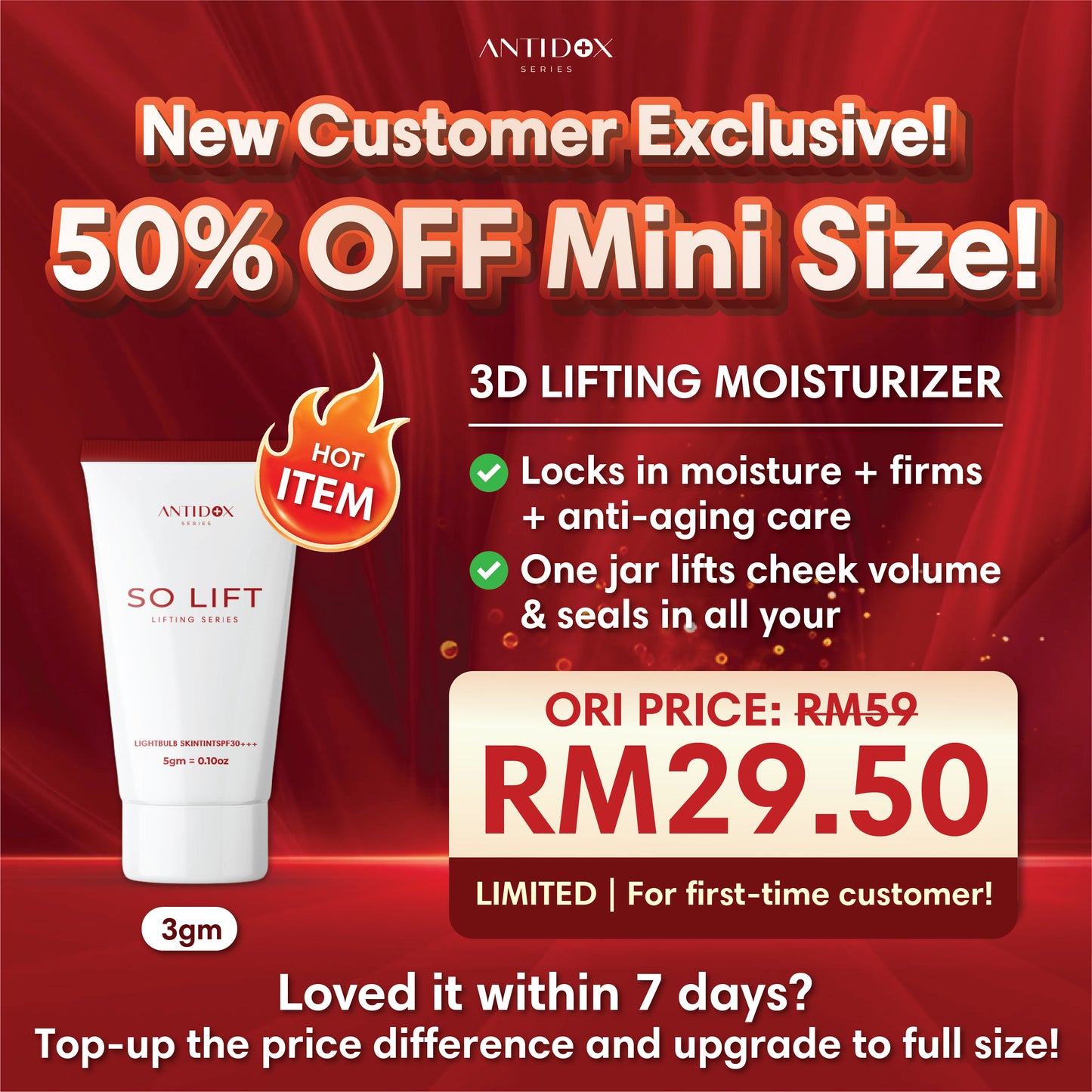 AUG SOLIFT PROMO TRIAL SET 50% OFF