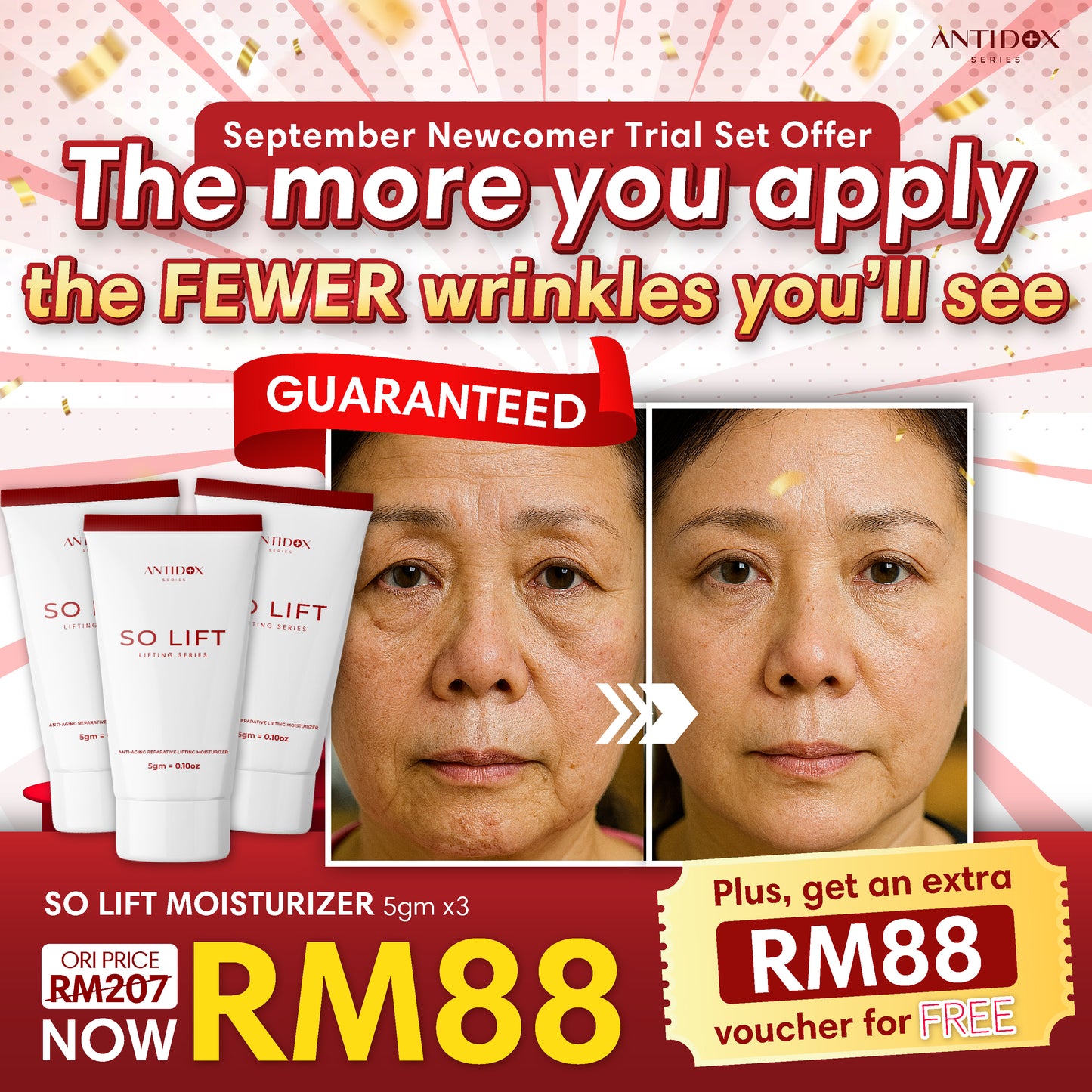 SEP SOLIFT TRIAL SET PROMOTION PACKAGE RM88