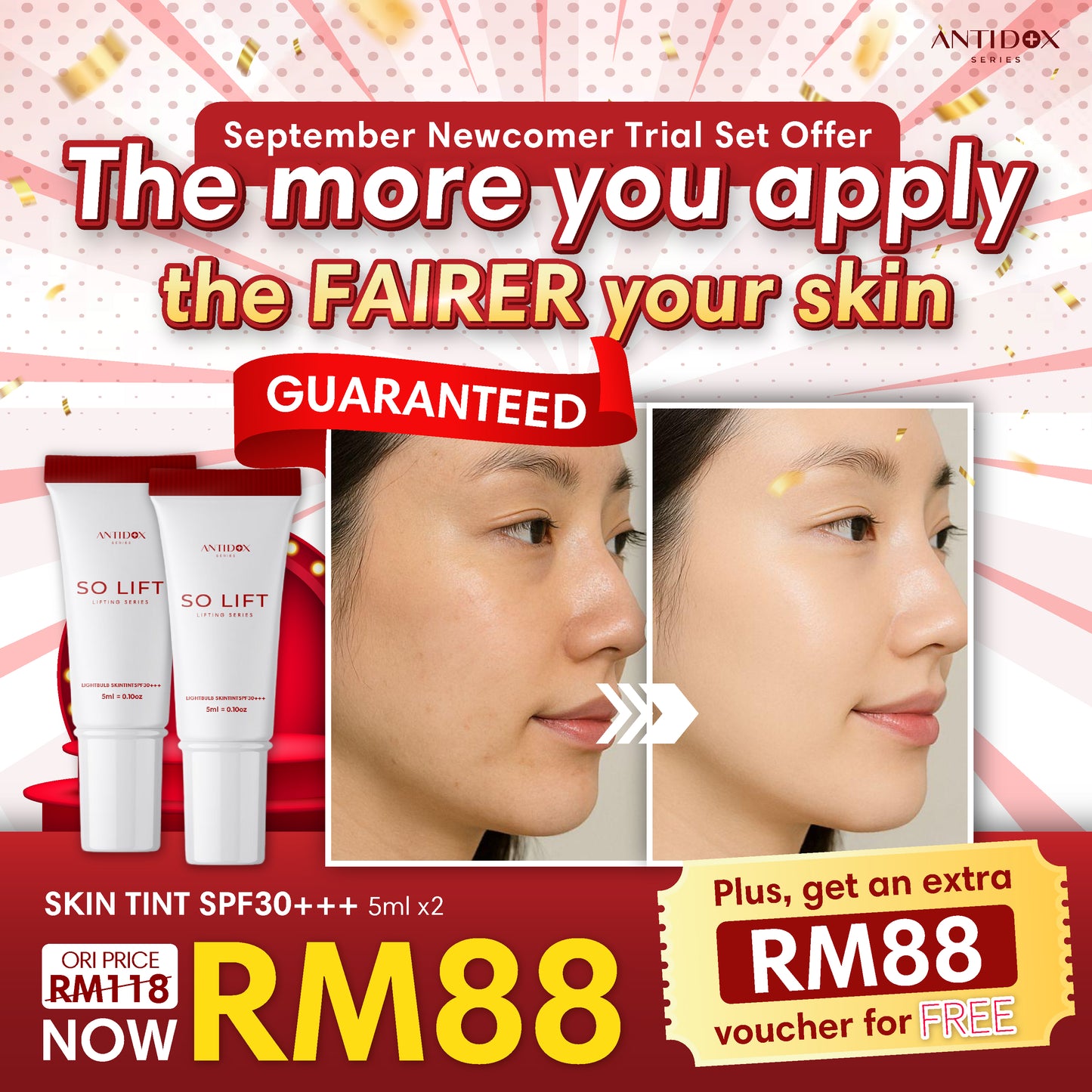 OCT SOLIFT TRIAL SET PROMOTION PACKAGE RM88