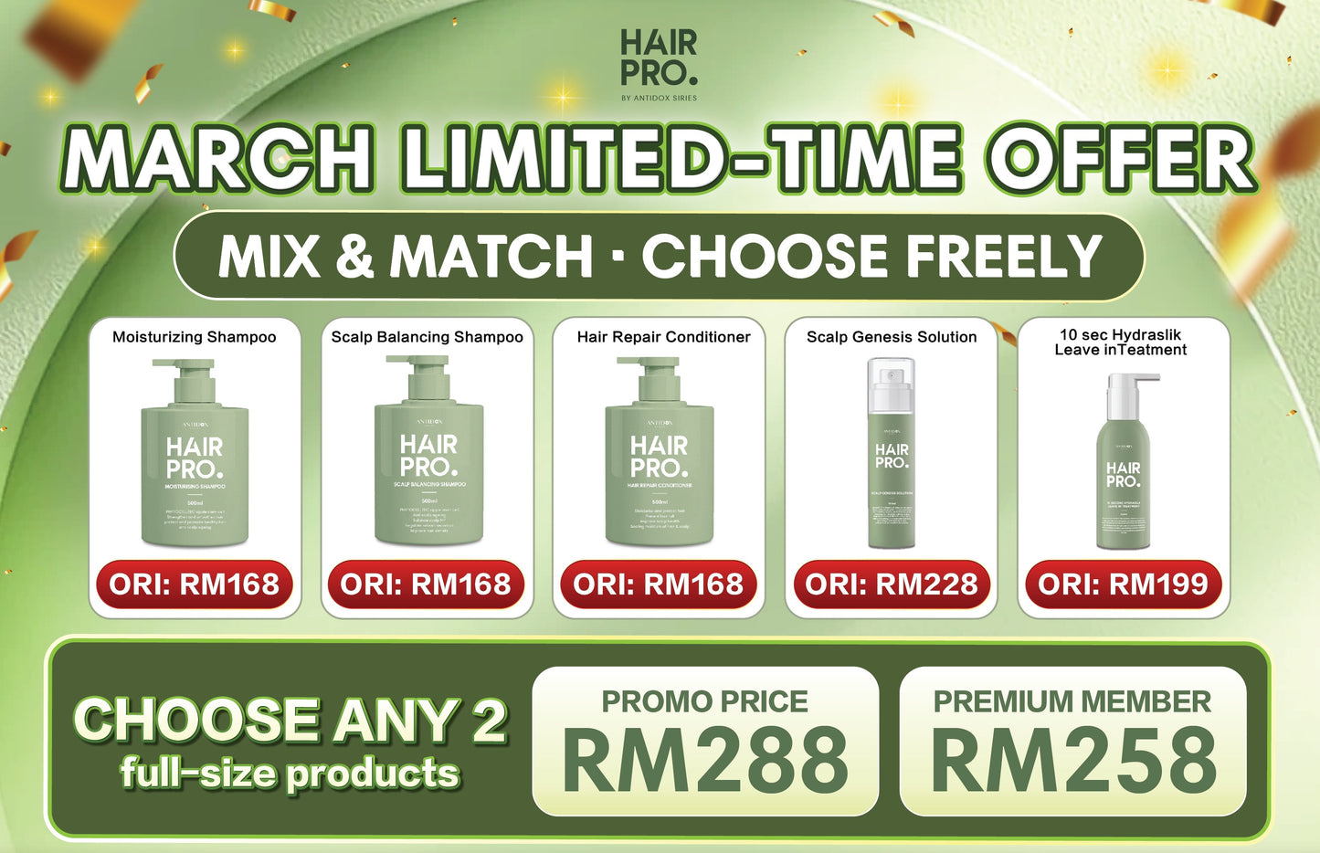 MAR26 HAIRPRO STARTER BUNDLE @ RM288