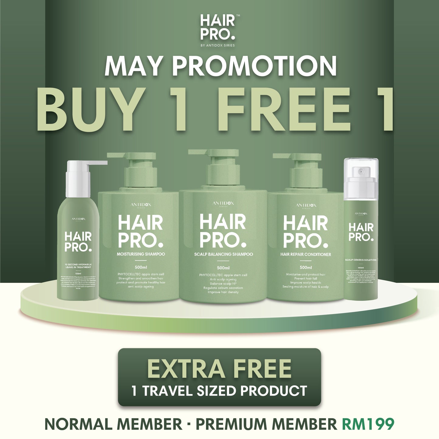 HAIRPRO MAY PROMOTION 2025 RM199