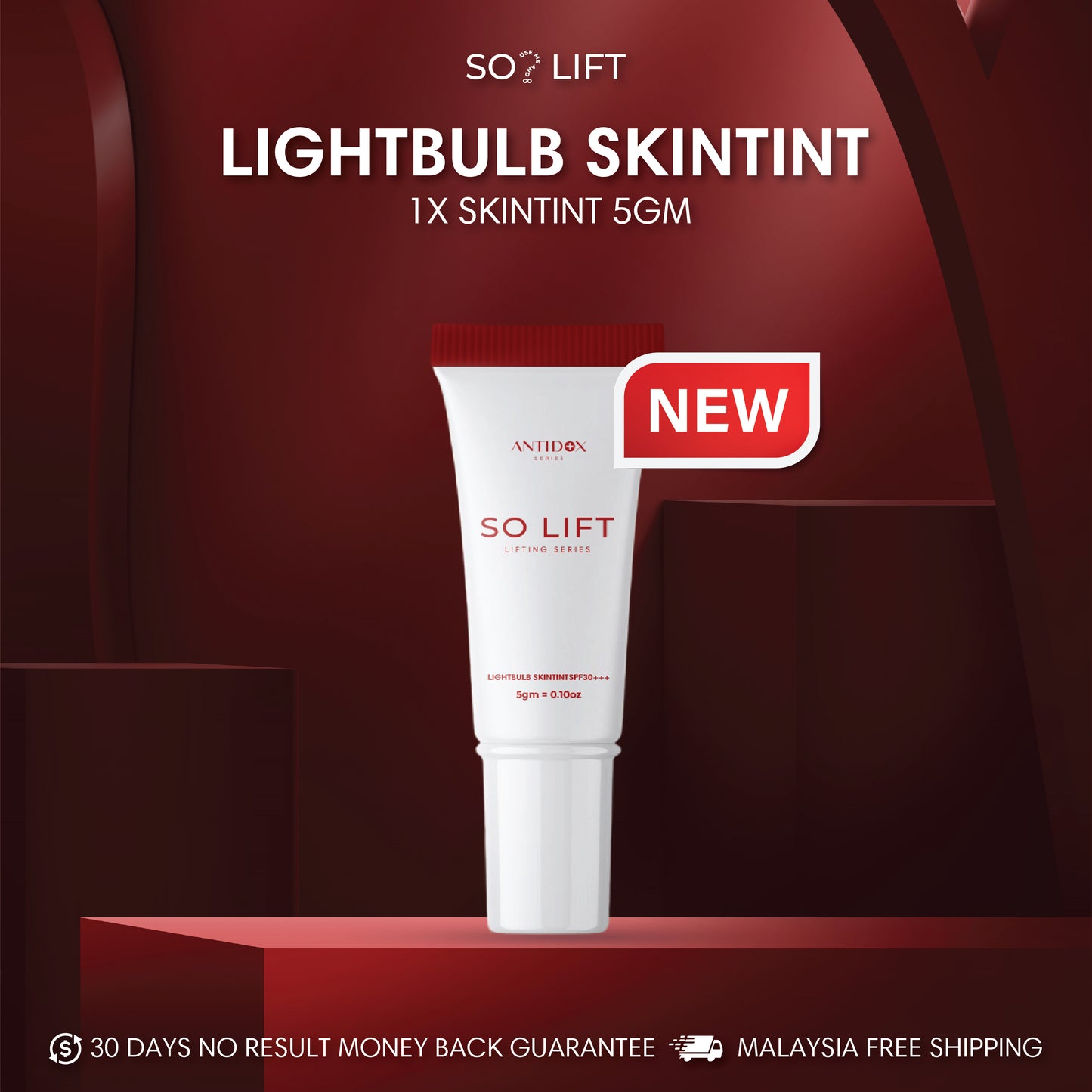 SOLIFT LIGHTBULB SKINTINT SPF30 PA+++ BUY 1 FREE 1