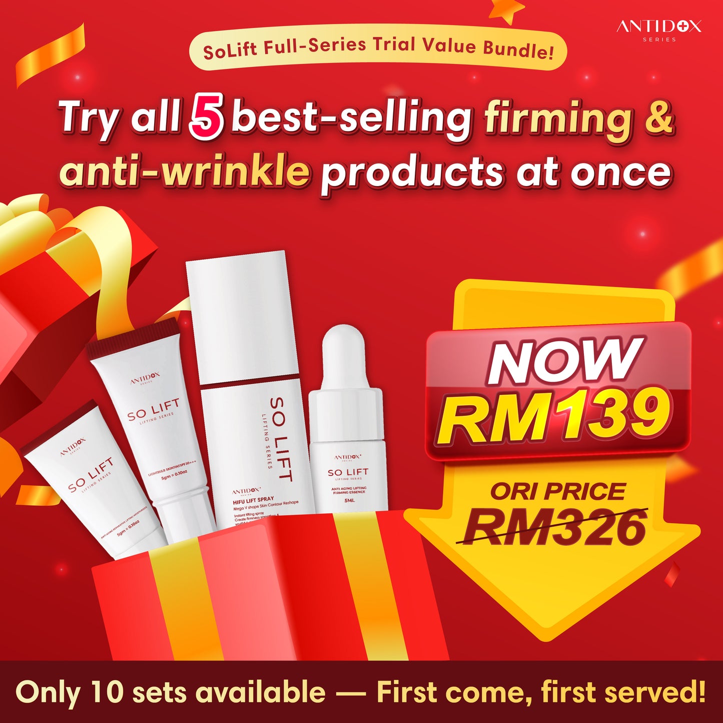 SEP SOLIFT & SOGLOW TRIAL SET PROMOTION PACKAGE RM139