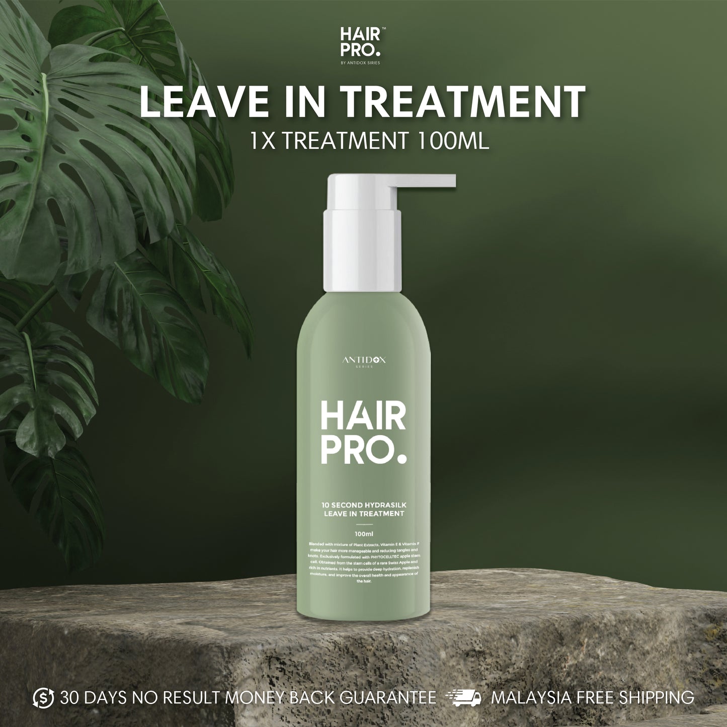 HAIRPRO RM199 HYDRASILK LEAVE IN TREATMENT