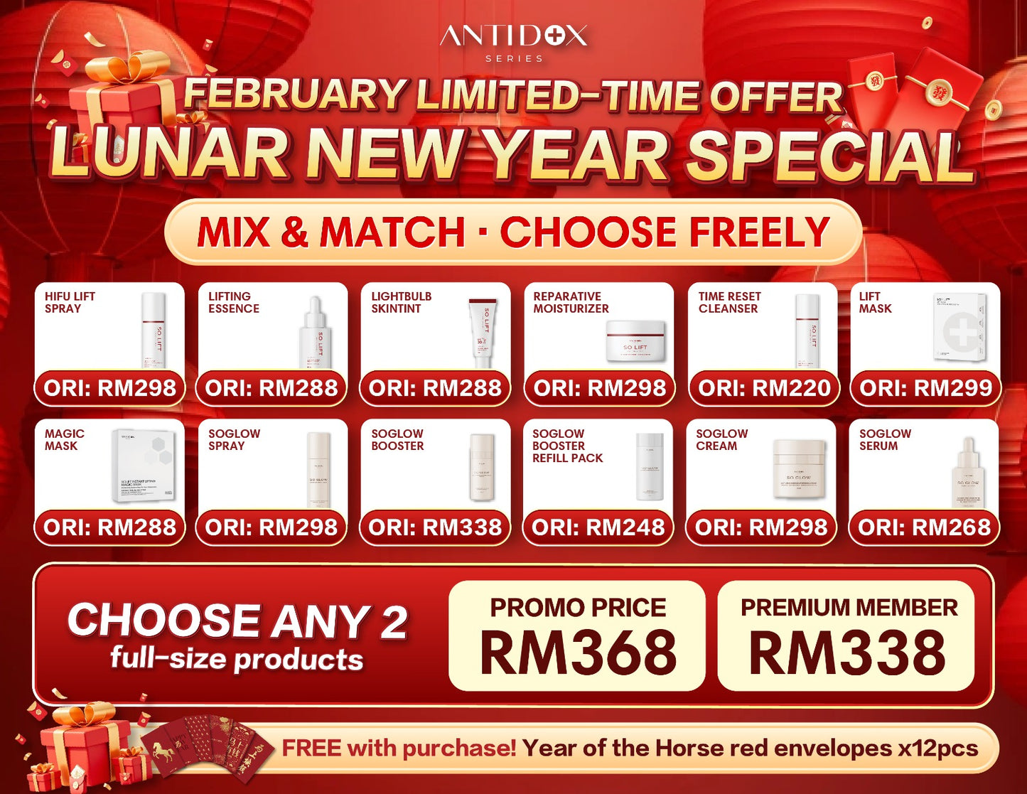 FEB SOLIFT PROMOTIONAL PACKAGE RM368
