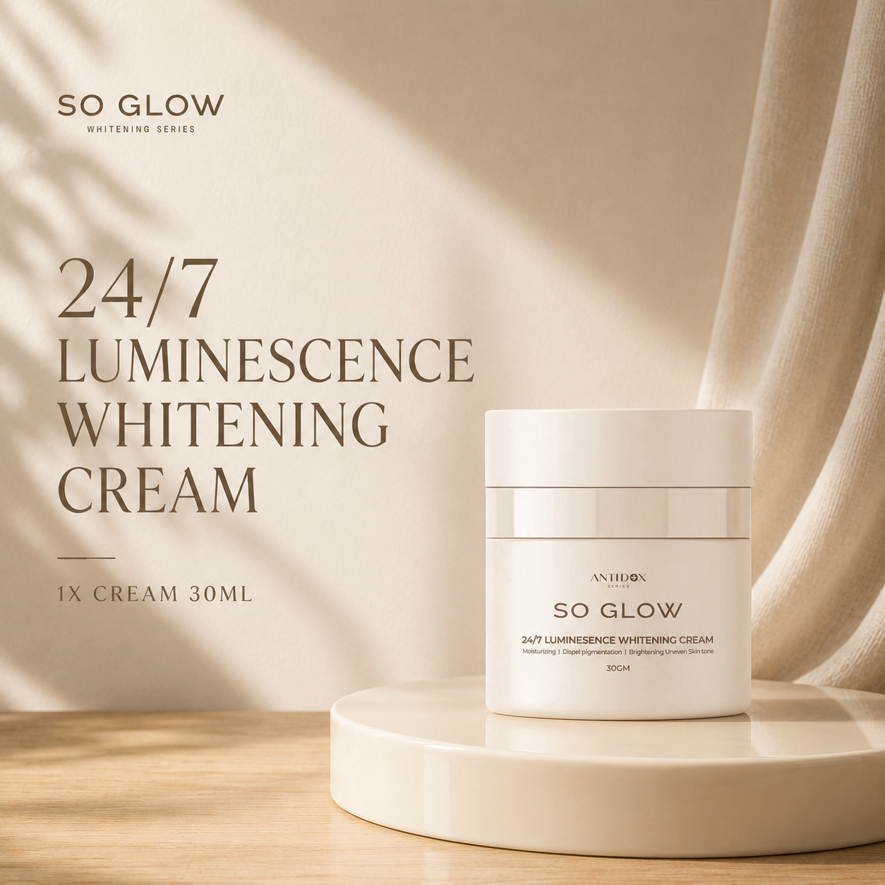 SOGLOW 24/7 LUMINESENCE WHITENING CREAM