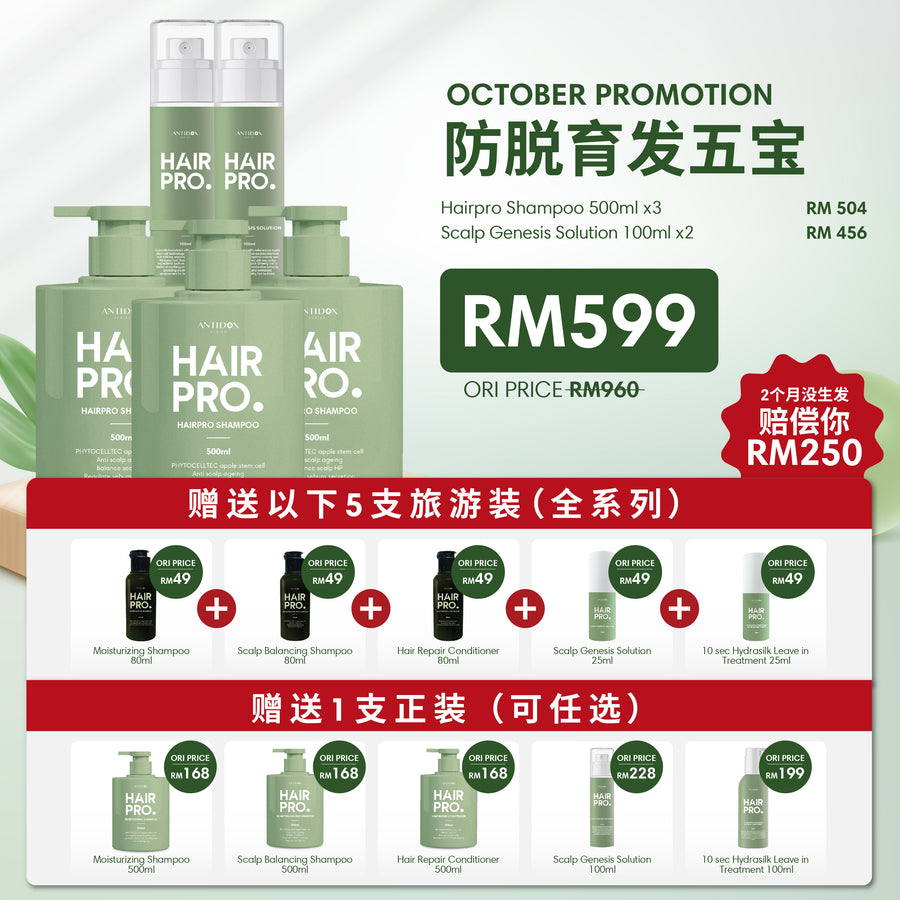 HAIRPRO OCTOBER PROMOTION PACKAGE