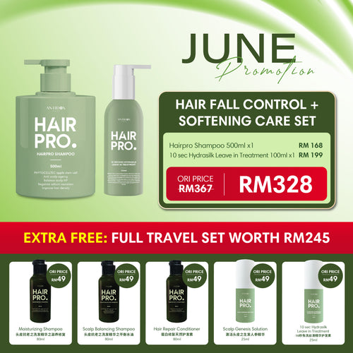 JUNE HAIRPRO RM328 PACKAGE SHAMPOO & TREATMENT