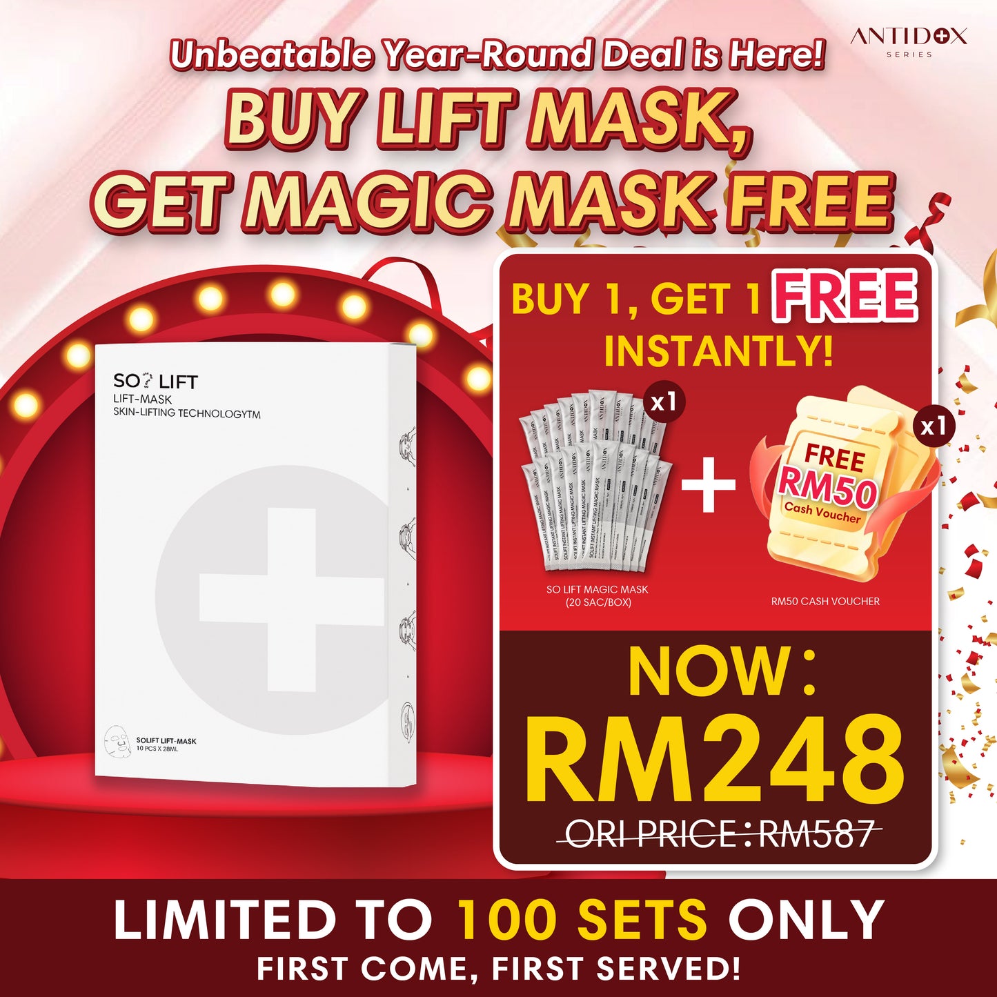 SOLIFT LIFTING MASK PROMOTION PACKAGE