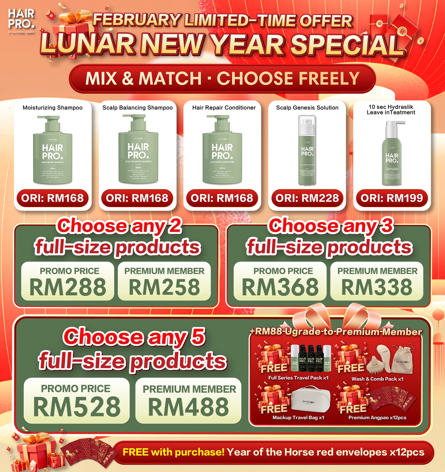 FEB HAIRPRO STARTER BUNDLES RM368