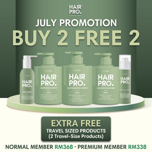 JULY HAIRPRO RM368 PACKAGE BUY 2 FREE 2