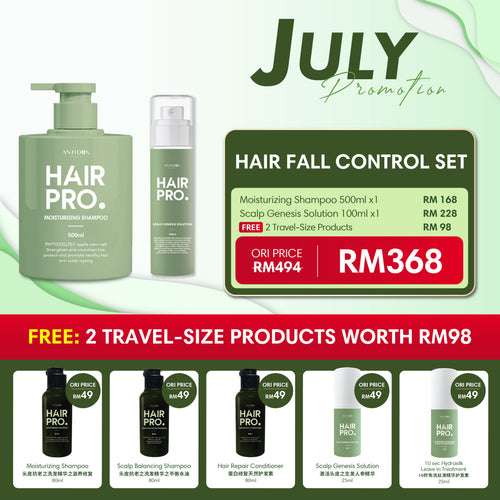 JULY HAIRPRO RM368 PACKAGE BUY 2 FREE 2 MOIST & TONIC