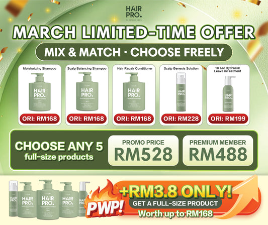 MAR26 HAIRPRO MONTHLY BUNDLE @ RM528