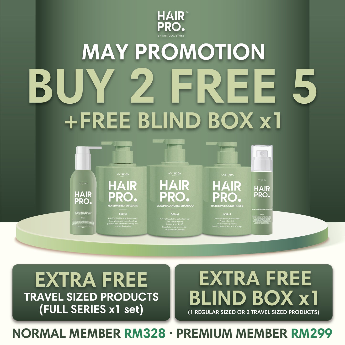 HAIRPRO MAY PROMOTION 2025 RM328