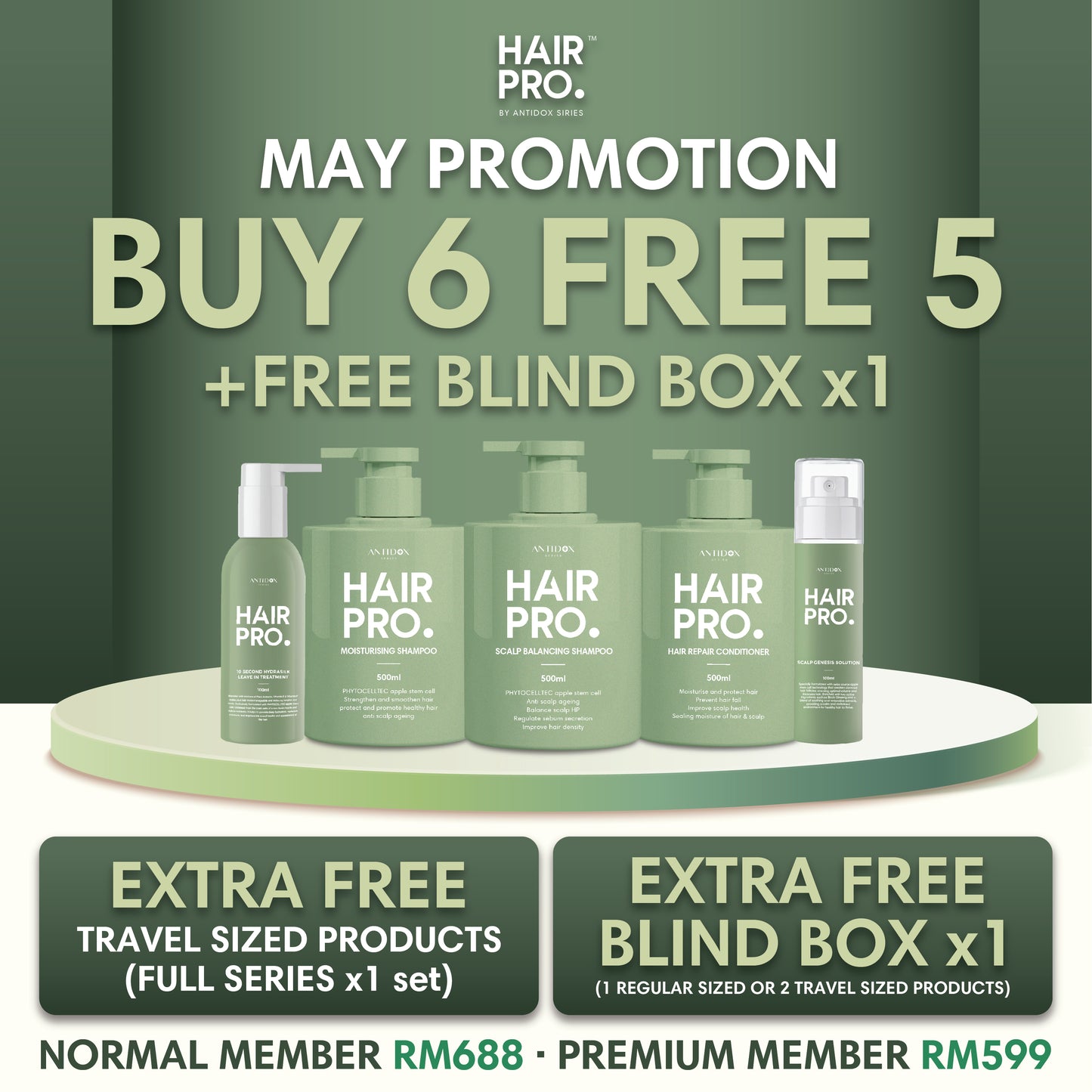 HAIRPRO MAY PROMOTION 2025 RM688