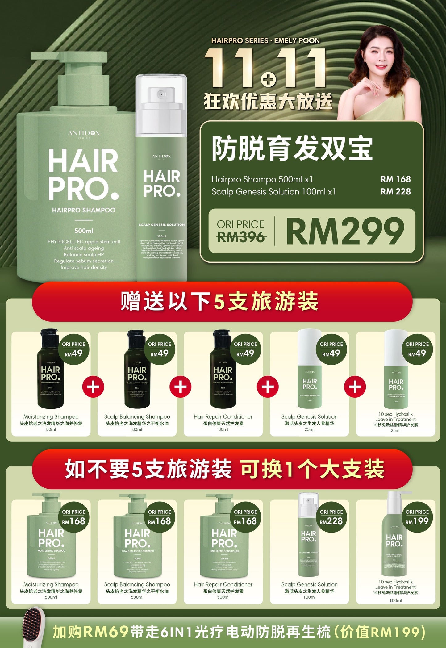 HAIRPRO 11.11 PROMOTION PACKAGE (2024)