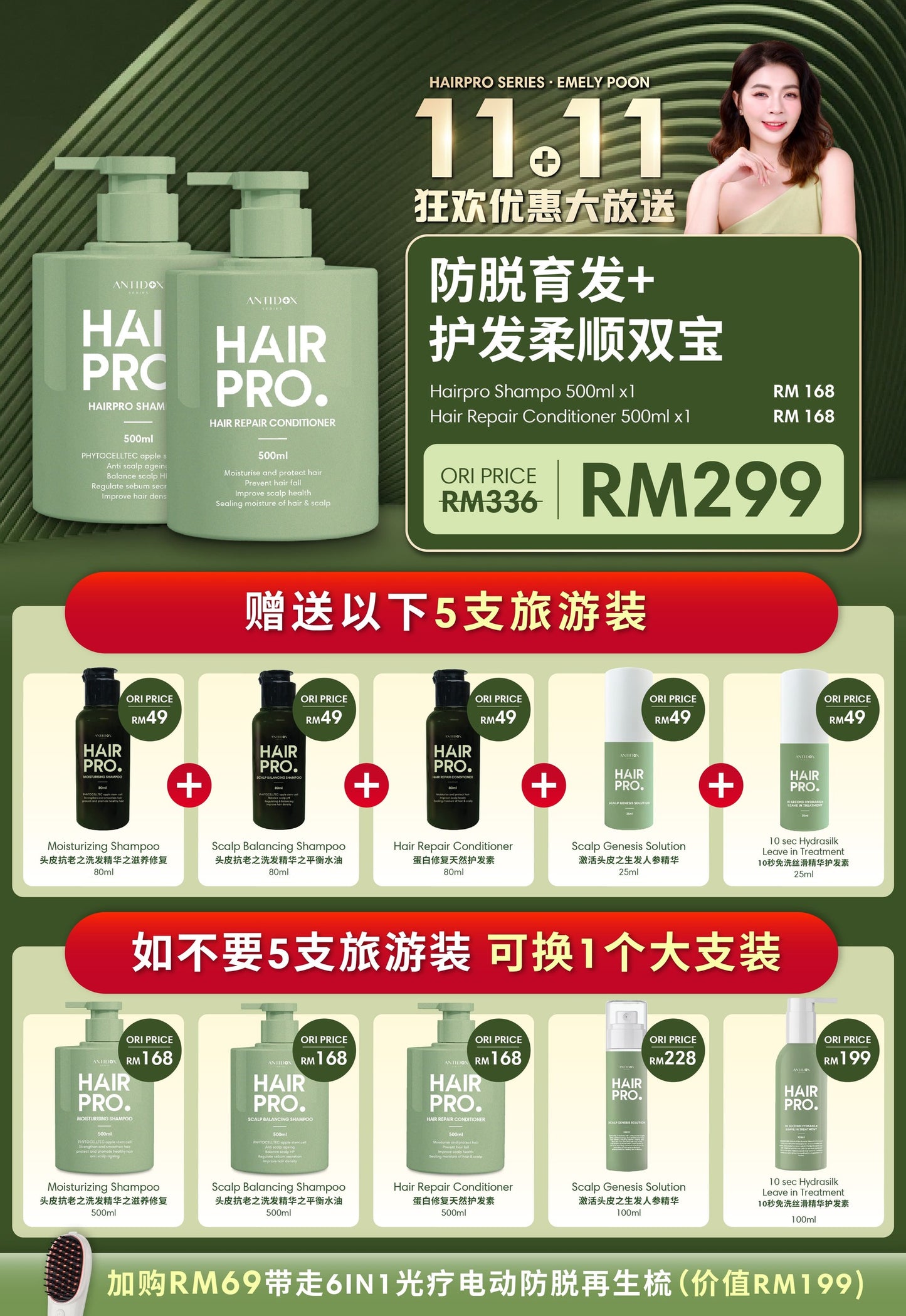 HAIRPRO 11.11 PROMOTION PACKAGE (2024)