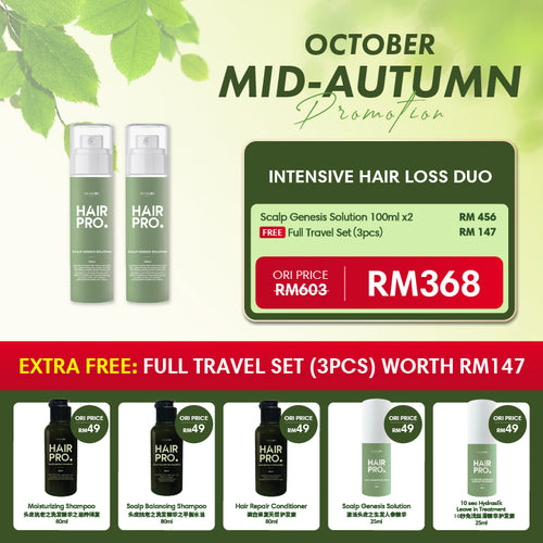 OCT HAIRPRO PROMOTION PACKAGE RM368 BUY 2 FREE 3 TONIC*2