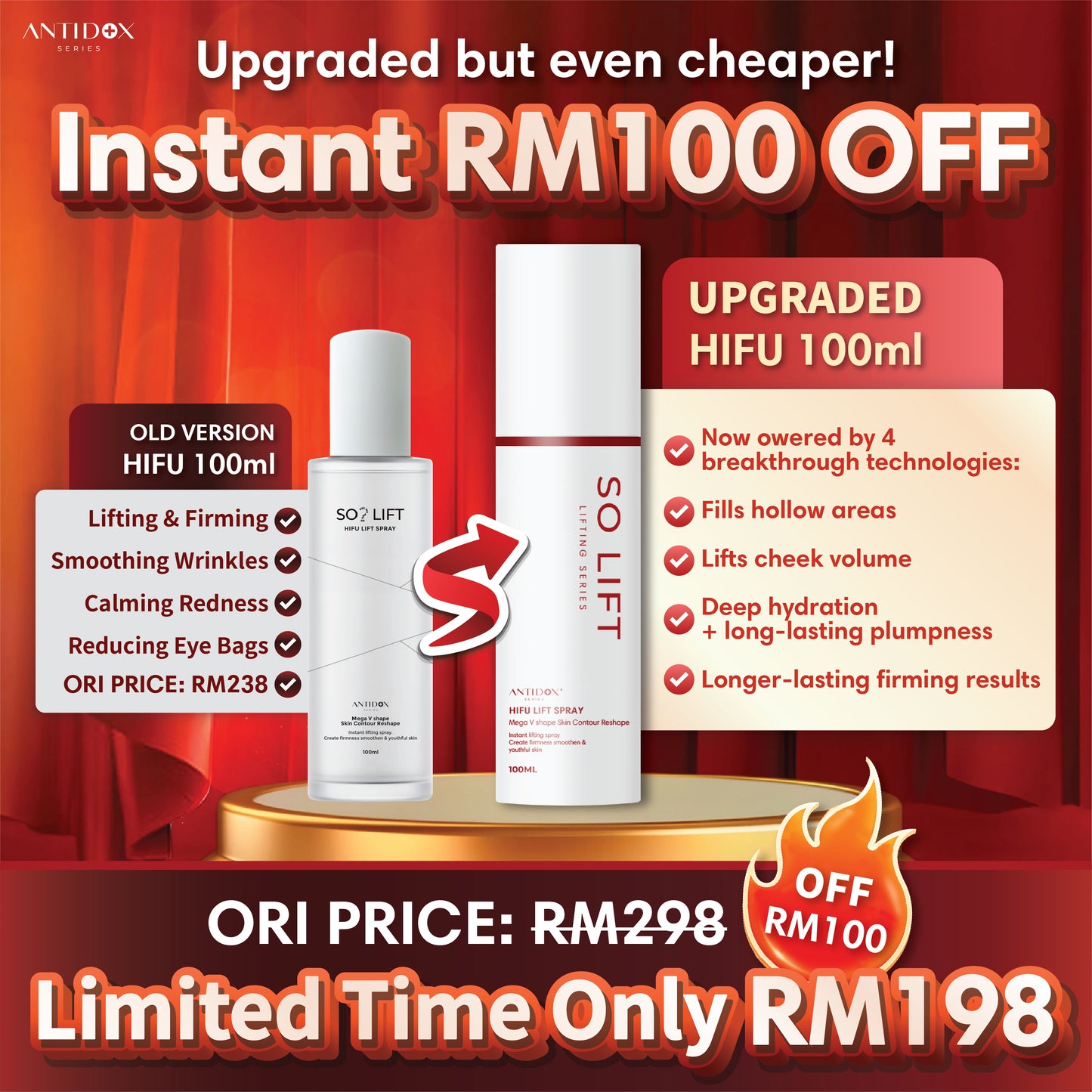 JULY SOLIFT 2.0 LAUNCHING PROMOTION RM100 OFF