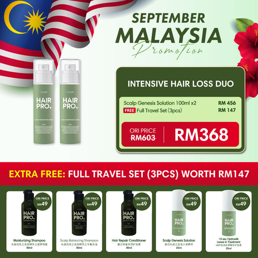 SEP HAIRPRO PROMOTION PACKAGE RM368 BUY 2 FREE 3 TONIC*2