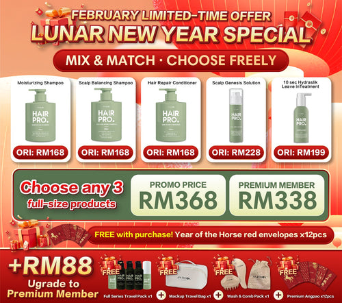 FEB HAIRPRO PROMOTIONAL PACKAGE RM368
