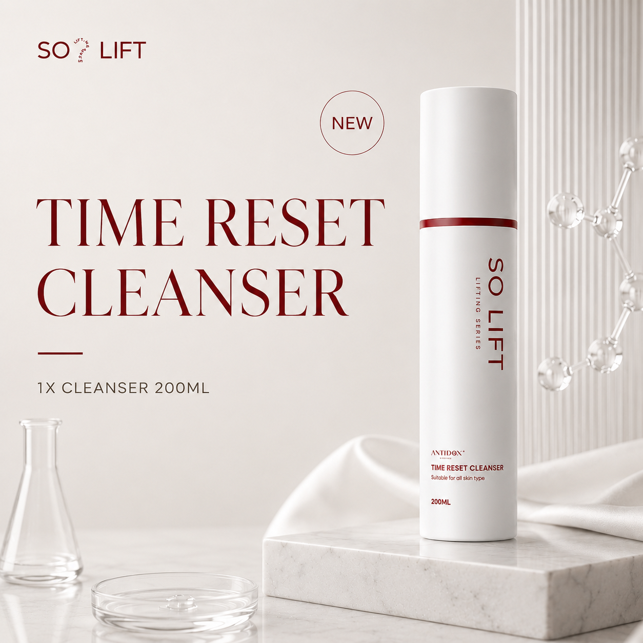 SOLIFT TIME RESET CLEANSER 2.0