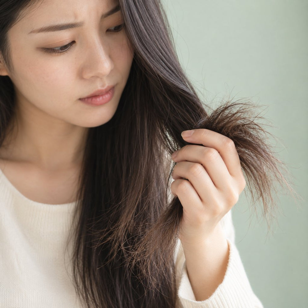 Dry, damaged hair