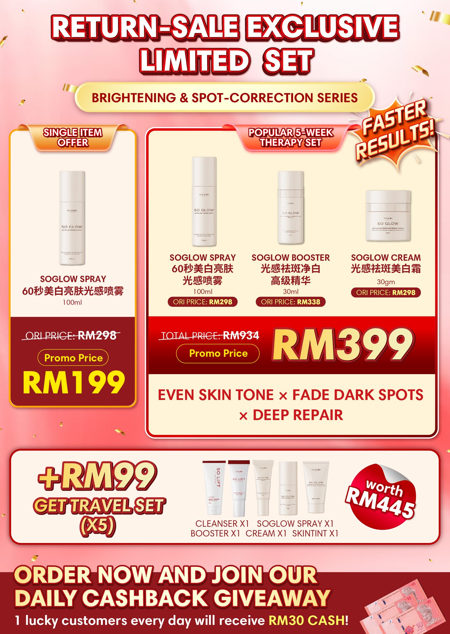 SOLIFT RETURN SALE EXCLUSIVE LIMITED SET