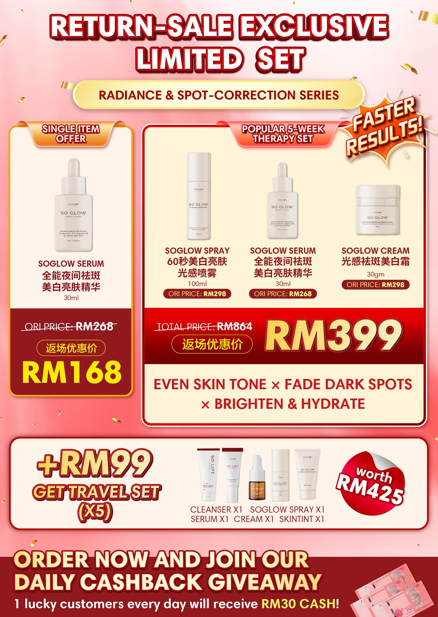 SOLIFT RETURN SALE EXCLUSIVE LIMITED SET