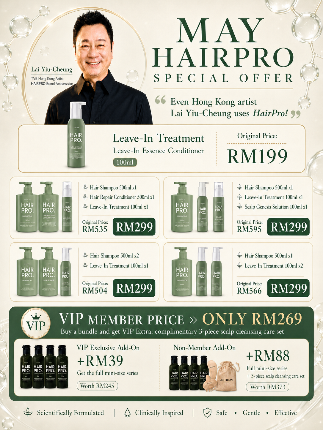 MAY26 HAIRPRO MONTHLY BUNDLE RM299