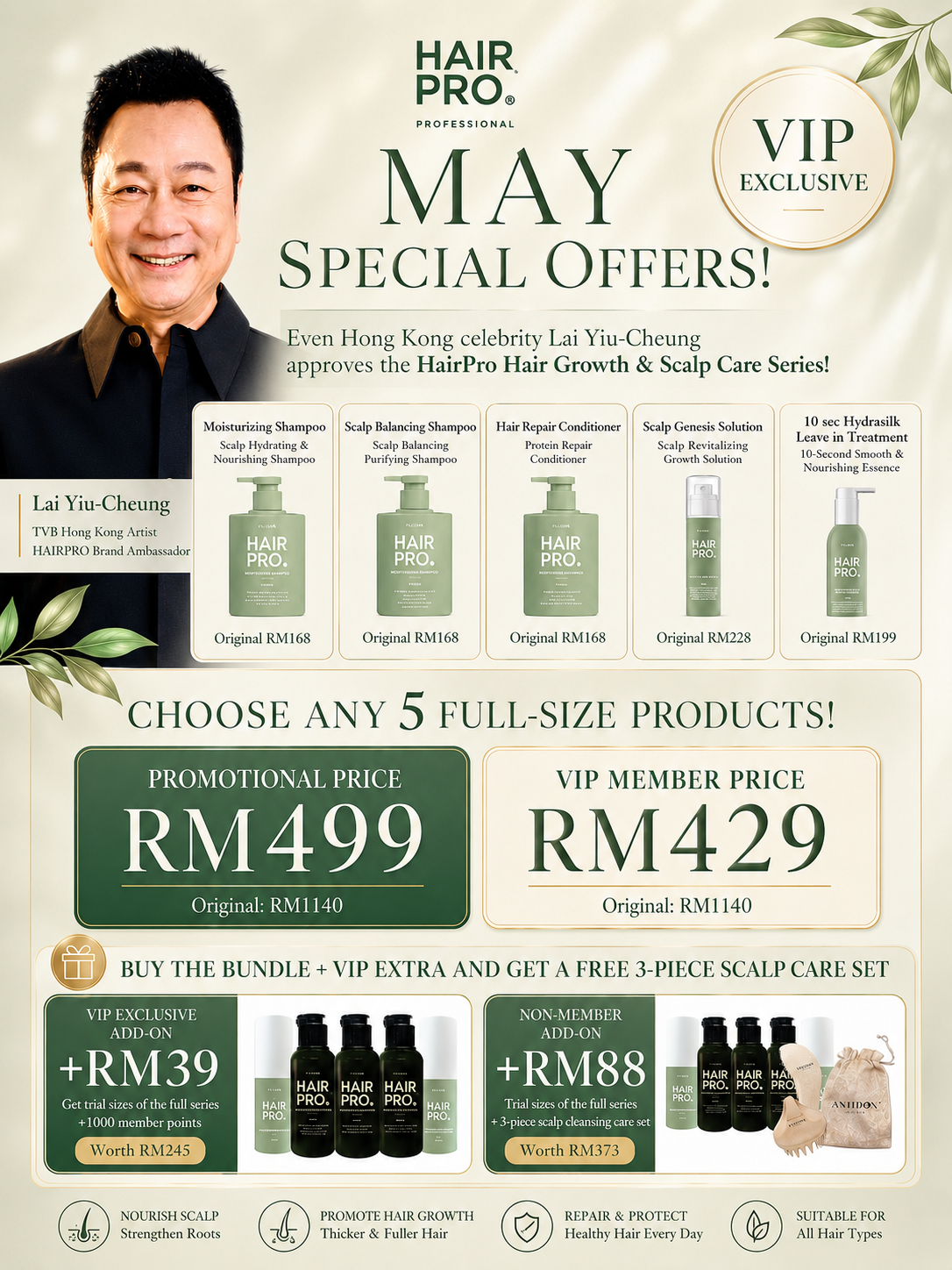 MAY26 HAIRPRO MONTHLY BUNDLE RM499