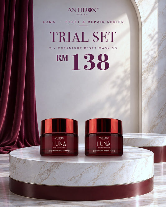 Luna Overnight Reset Mask trial set, 2 x 5g, RM138